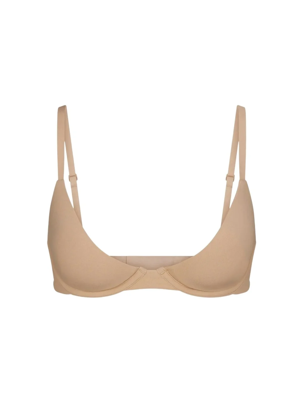 NWT SKIMS Fits Everybody Scoop Plunge Bra Clay Nude 34DD - Picture 4 of 6